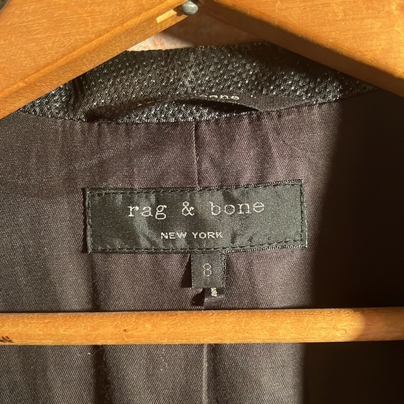 Jacket rag & bone NY, chic leather imitation - Picture 4 of 5